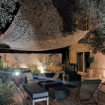 Grand Rez De Jardin Terrasse Calme Centre-ground Floor Quiet Garden Terrace Near Center Of Apartment